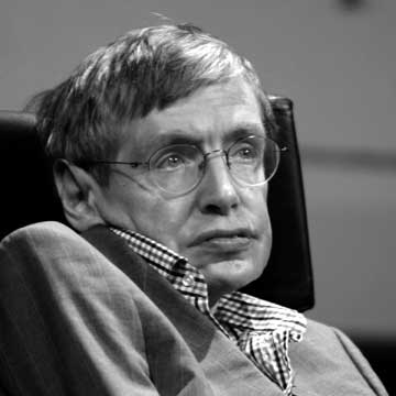 professor Stephen Hawking, astrofisico presso l'università di Cambridge. 